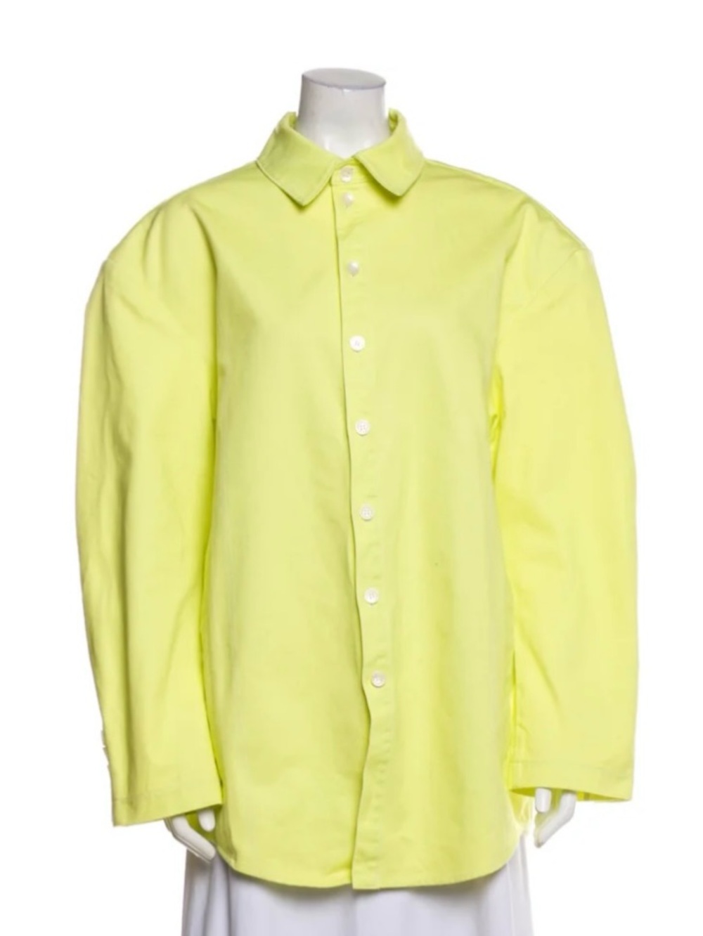 ADERERROR Giro Overshirt Jacket After Blue Collection Lemon Sz A2